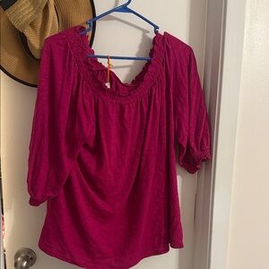 Knox Rose Fuchsia Blouse